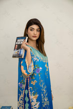 HDI Blue Combination Kaftaan Shirt