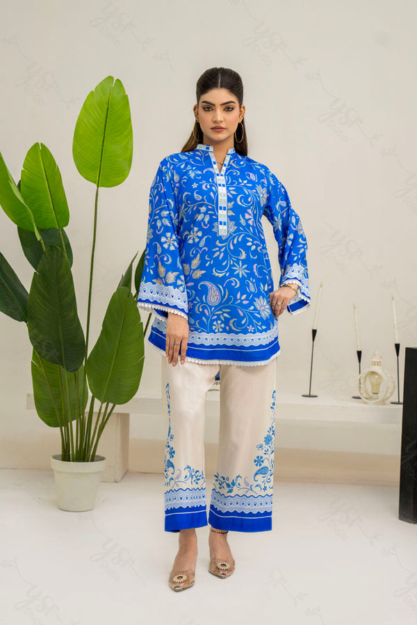 SMN Blue Co-Ord Set 2 Piece